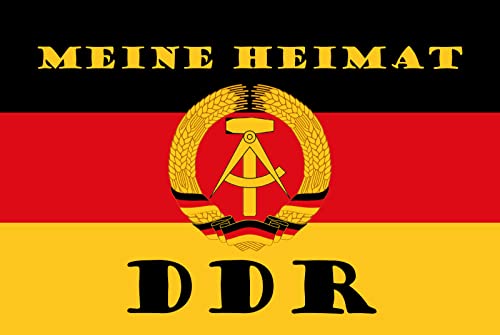 Blechschild 30 x 20 cm DDR Spruch: Meine Heimat DDR - DekoNo7