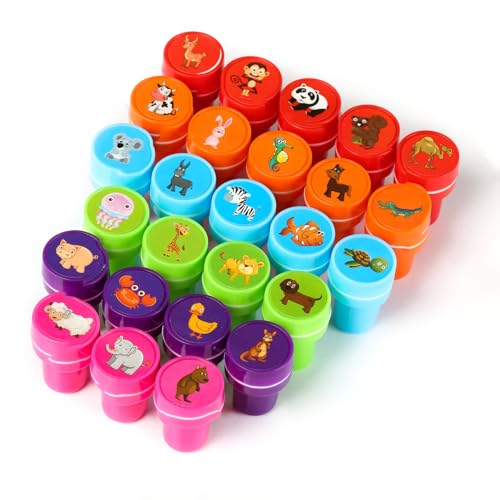 Kesote Stempel Kinder 26 Stempelset Tiere Mitgebsel Kindergeburtstag Geschenk Geburtstag Party Favor