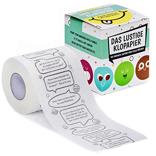 Witze Klopapier Fun WC Toilettenpapier mit den besten schlechten Witzen aller Zeiten; Zum Lachen auf dem Örtchen!; Deutsche Edition
