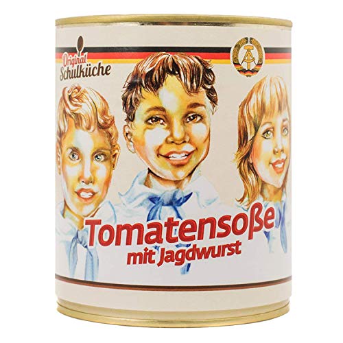 Original Schulküche Tomatensoße mit Jagdwurst - DDR Artikel und Ostwaren