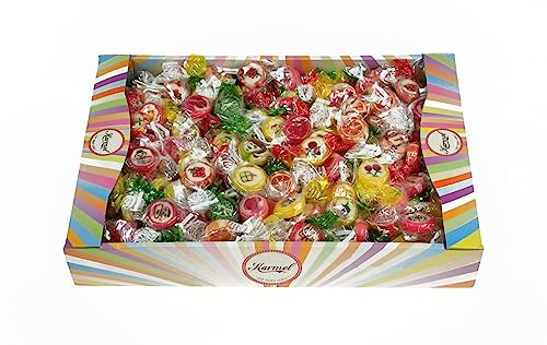 Fruchtbonbons 1kg, Hard Candy mit Fruchtgeschmack, handgefertigt in einzigartigen Designs, Bonbons Großpackung von einem kleinen Familienproduzenten