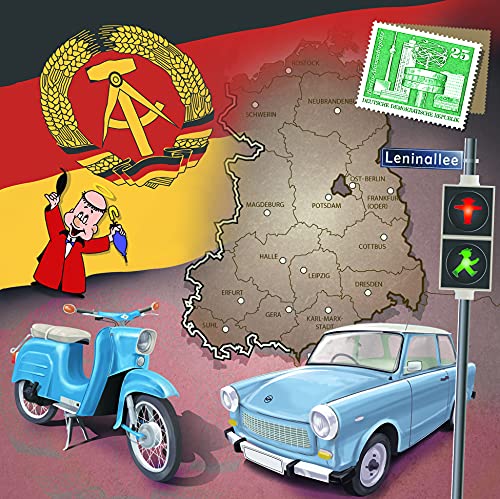 20 Servietten DDR | Osten | Nostalgie | Trabant| Vintage 33x33cm