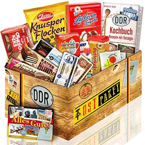 DDR Paket mit Ost Süssigkeiten - Geburtstags Geschenke für Männer