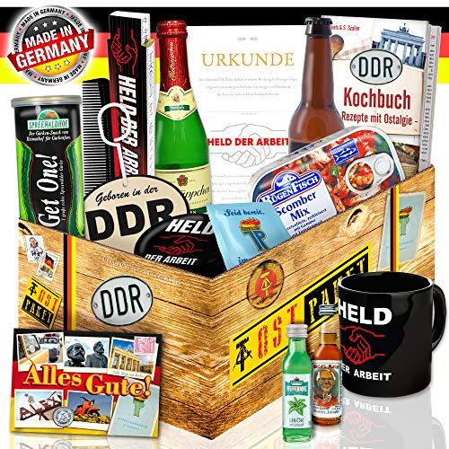 ostprodukte-versand Männer Box mit DDR Produkten/DDR Geschenk für Männer/DDR Artikel