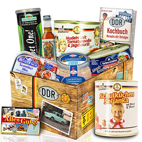DDR Geschenk Set - herzhafte Ost Box - DDR Produkte Geschenk