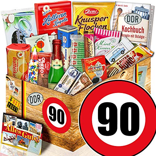 ostprodukte-versand DDR Produkte XXL - Zahl 90 - Geschenkidee Papa - Geschenkidee DDR Süß